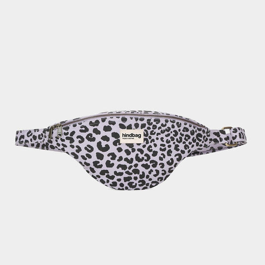 Banane Sasha imprimé Léopard Hindbag Boutique Hindbag Lilas