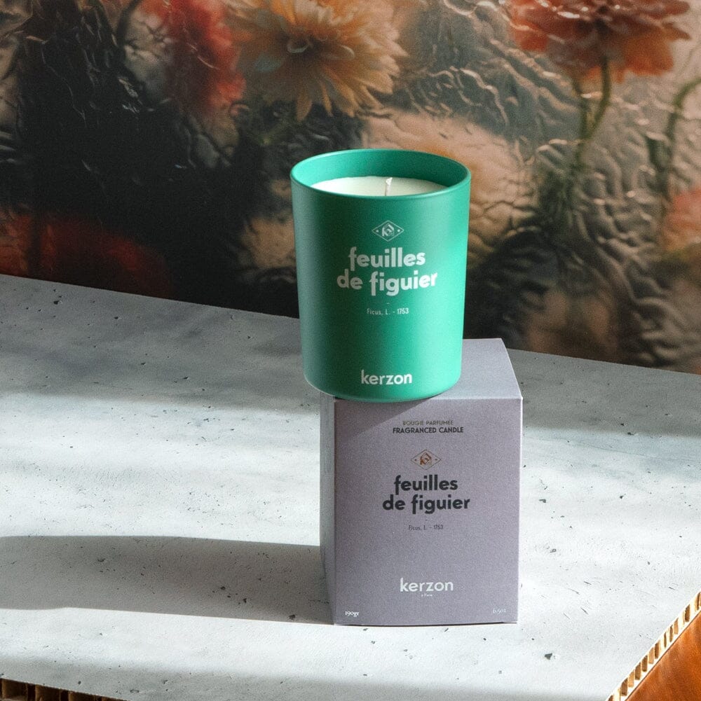 Bougies parfumés feuilles de figuier Kerzon Boutique Kerzon