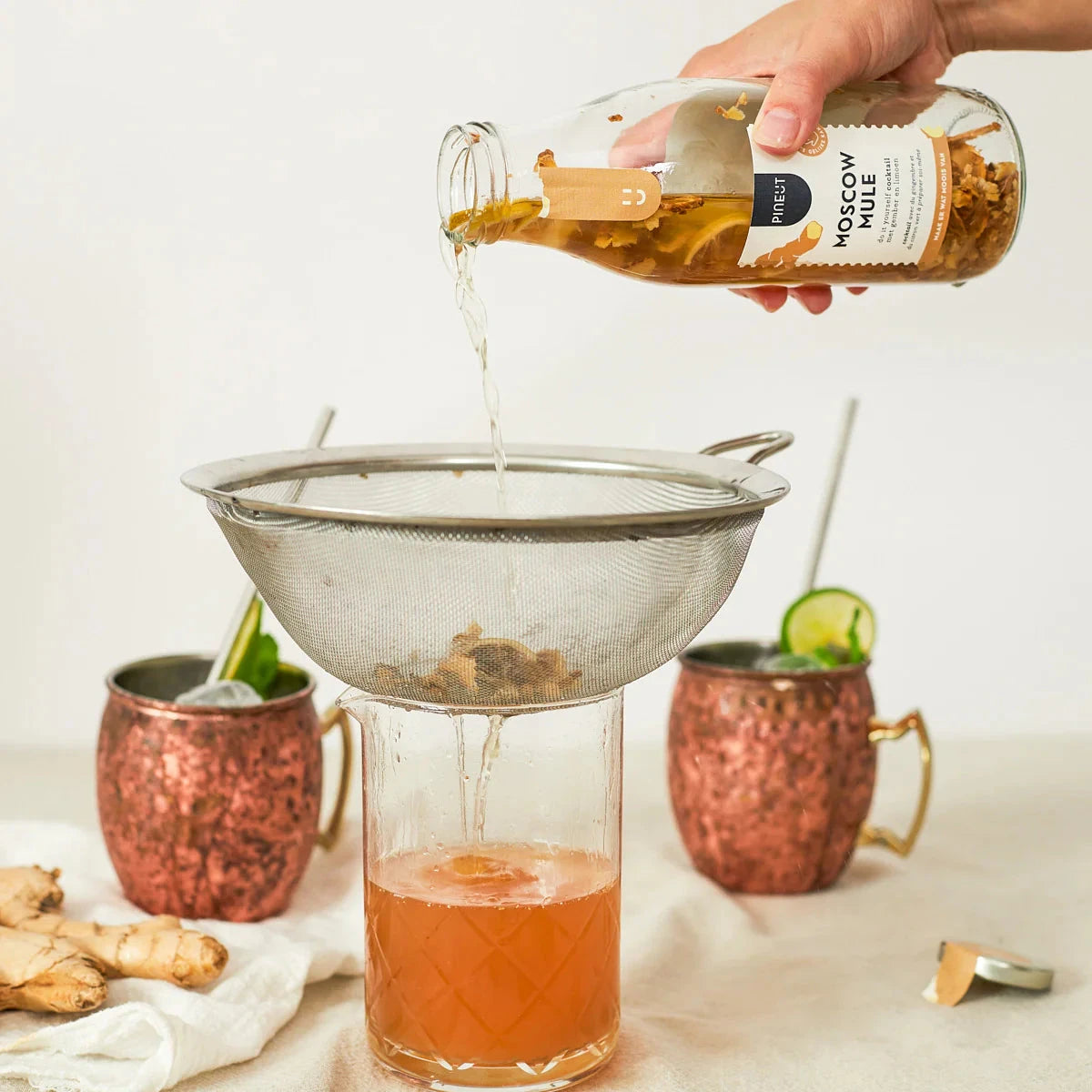 Bouteille de cocktail Moscow Mule – Préparation à infuser Pineut Boutique Pineut