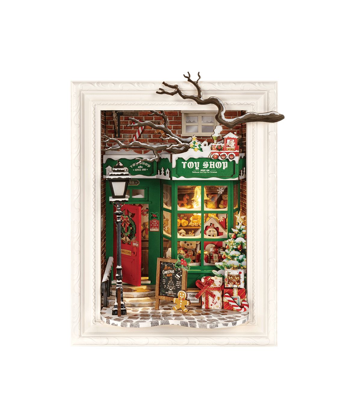 Cadre Santa's Toy Shop DP006 Rolife Boutique Rolife Robotime
