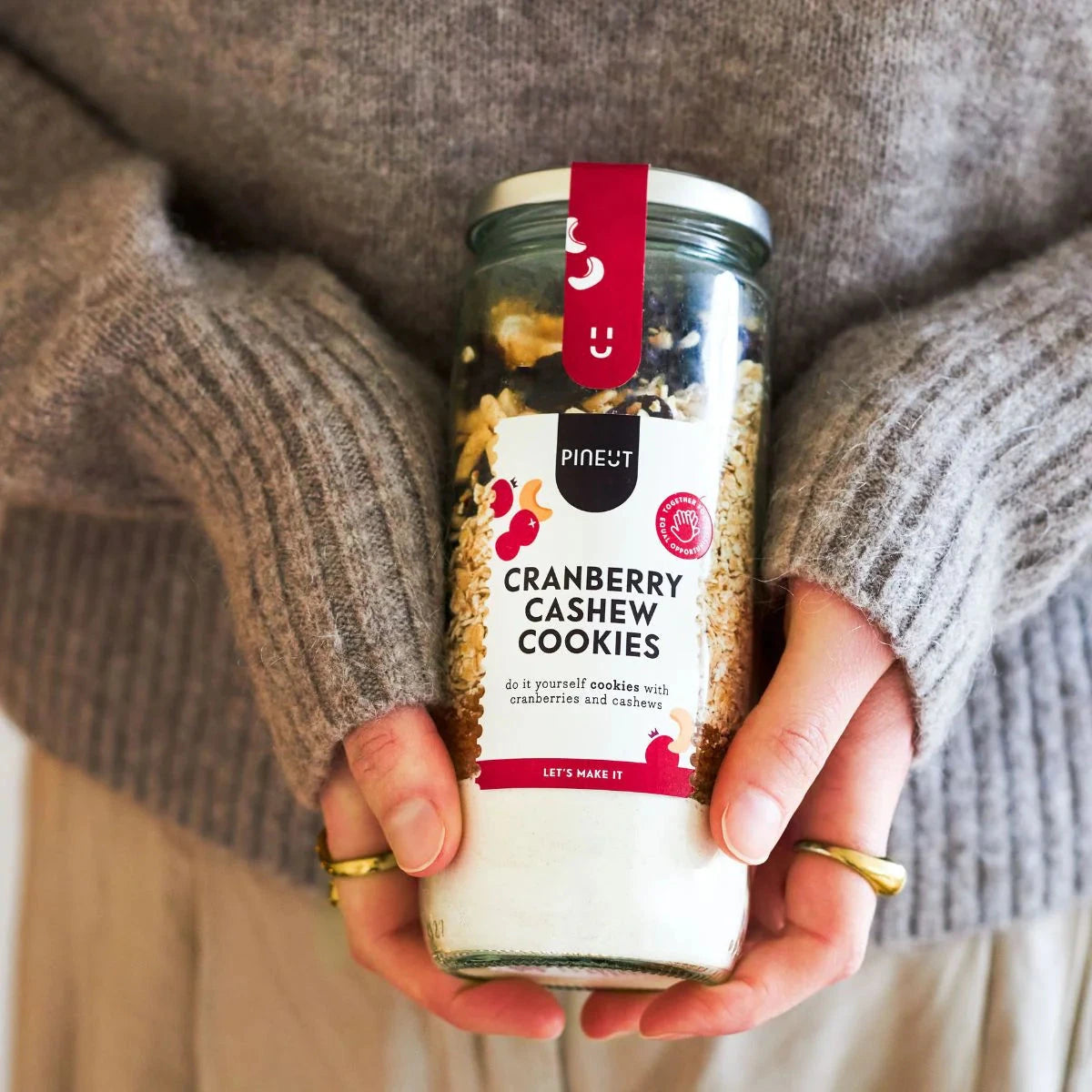 Cookies cranberries et noix de cajou – Préparation gourmande Pineut Boutique Pineut