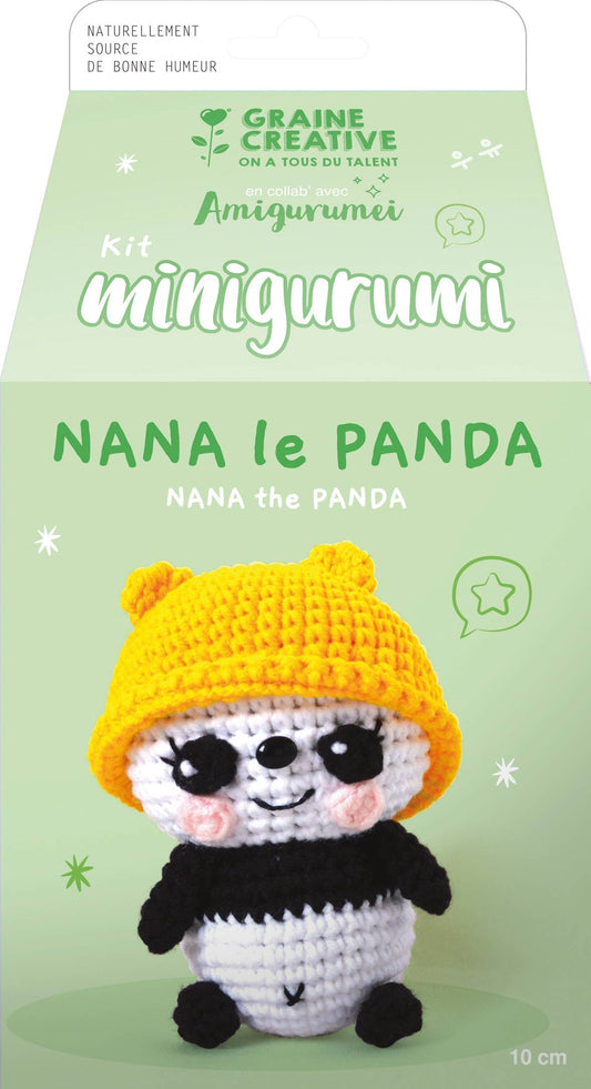KIT MINIGURUMI PANDA Boutique Graine Créative