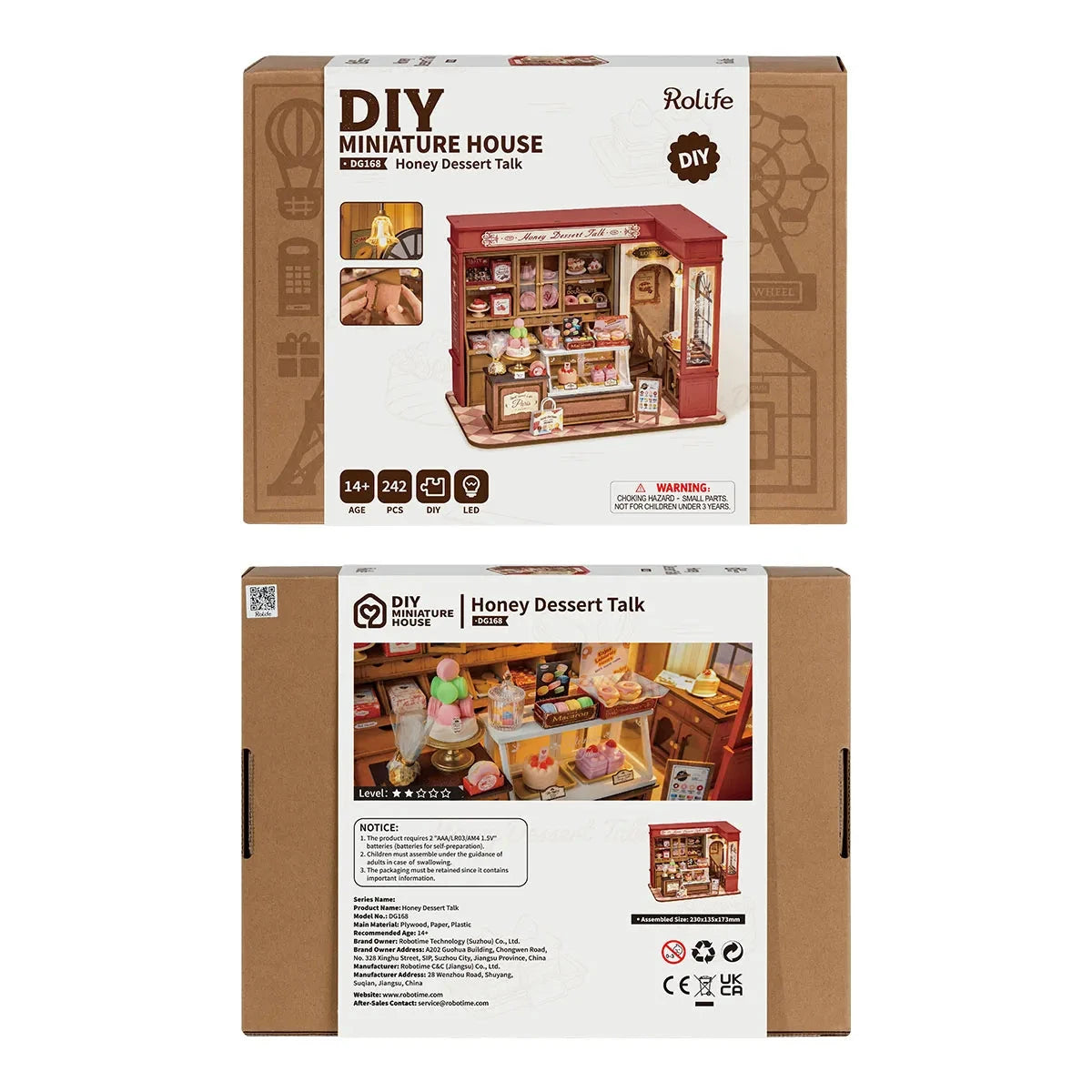 Maquette Honey Dessert Talk - maison miniature - Rolife DG168 Boutique Rolife Robotime