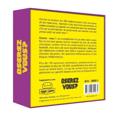 Oserez-vous - Hygge Games Jeu Festif Boutique Hygge Games