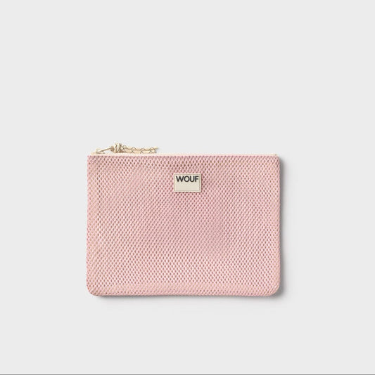 Pochette Mesh effet filet - Wouf Boutique Wouf Rose