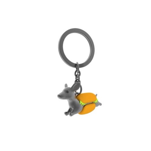 Porte-clés Teckel Hot-Dog – Metalmorphose Boutique Metalmorphose
