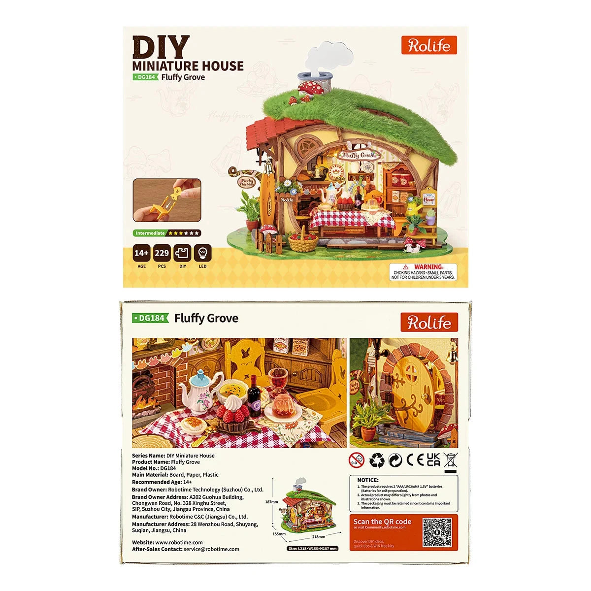 Rolife Fluffy Grove DG184 – Maison miniature DIY Boutique Rolife Robotime