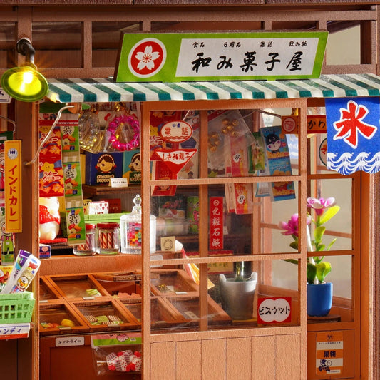 Rolife Nostalgic Corner Shop TGE05 – Maquette miniature DIY Boutique Rolife Robotime