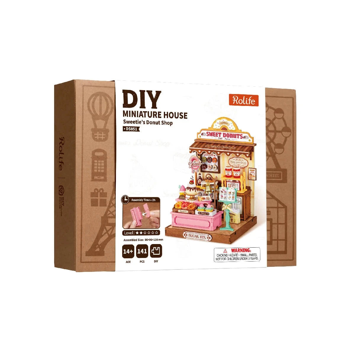 Rolife Sweetie’s Donut Shop DS051 – Maquette miniature DIY Boutique Rolife Robotime