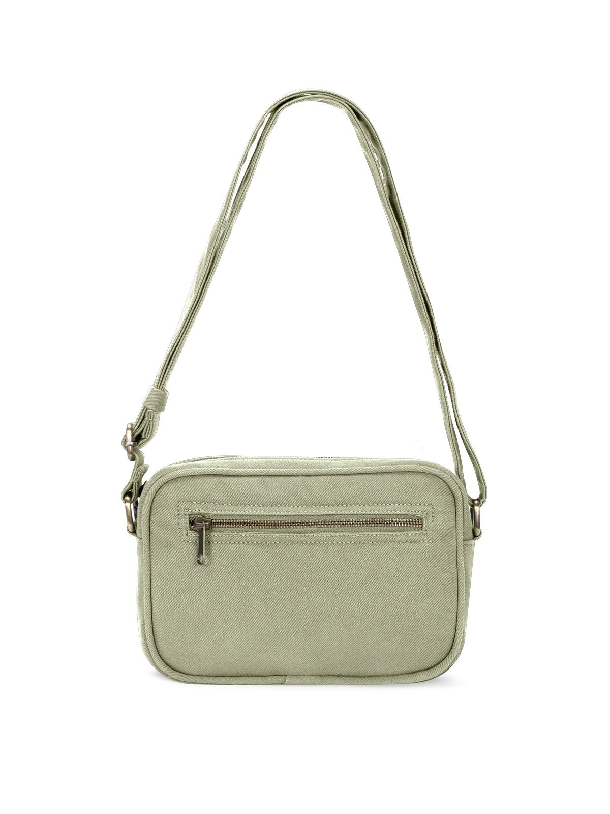 Sac bandoulière Nino vert argile - Hindbag Boutique Hindbag