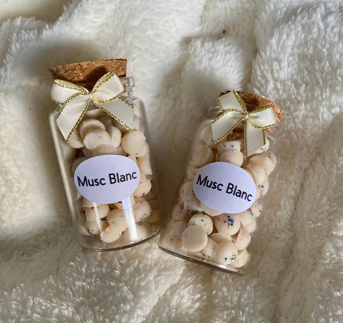 Bouteille de billes fondantes Boutique Les folies de Nicole 