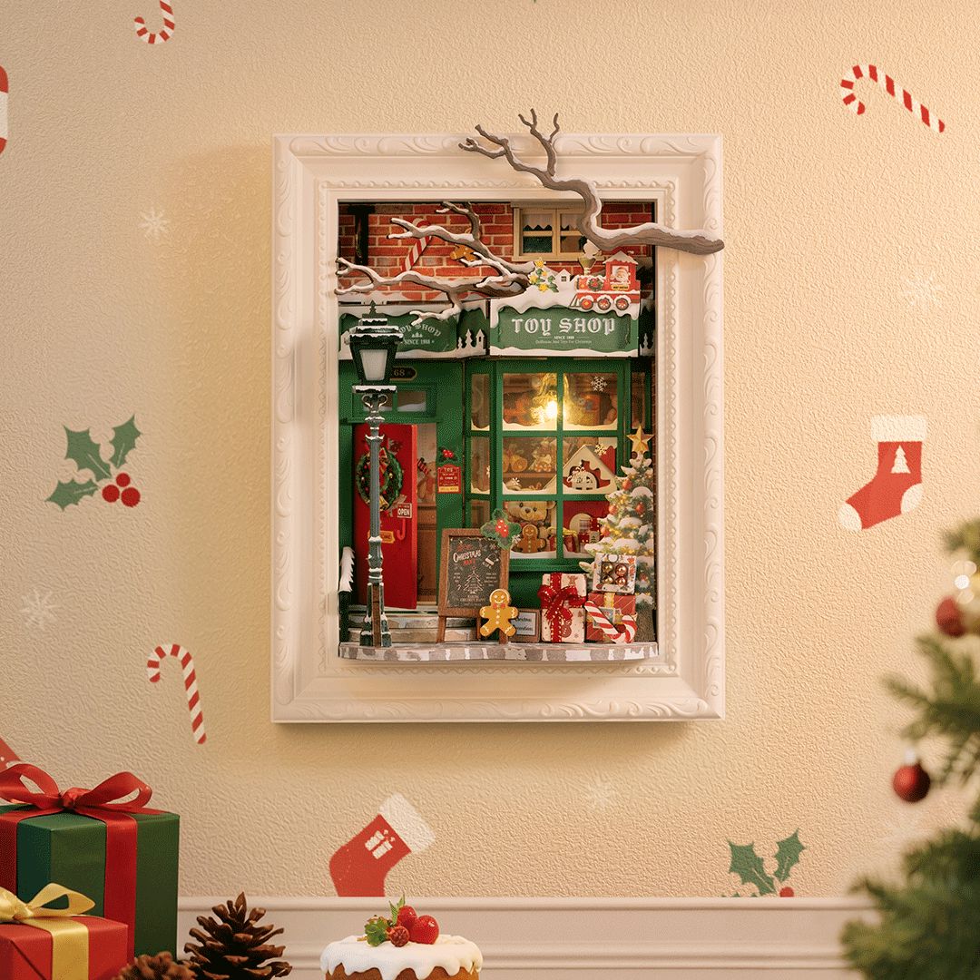 Cadre Santa's Toy Shop DP006 Rolife Boutique Rolife Robotime 