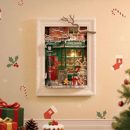 Cadre Santa's Toy Shop DP006 Rolife Boutique Rolife Robotime 