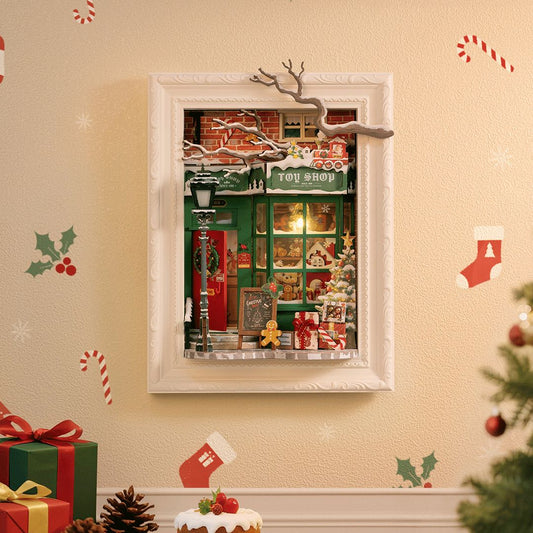 Cadre Santa's Toy Shop DP006 Rolife Boutique Rolife Robotime 