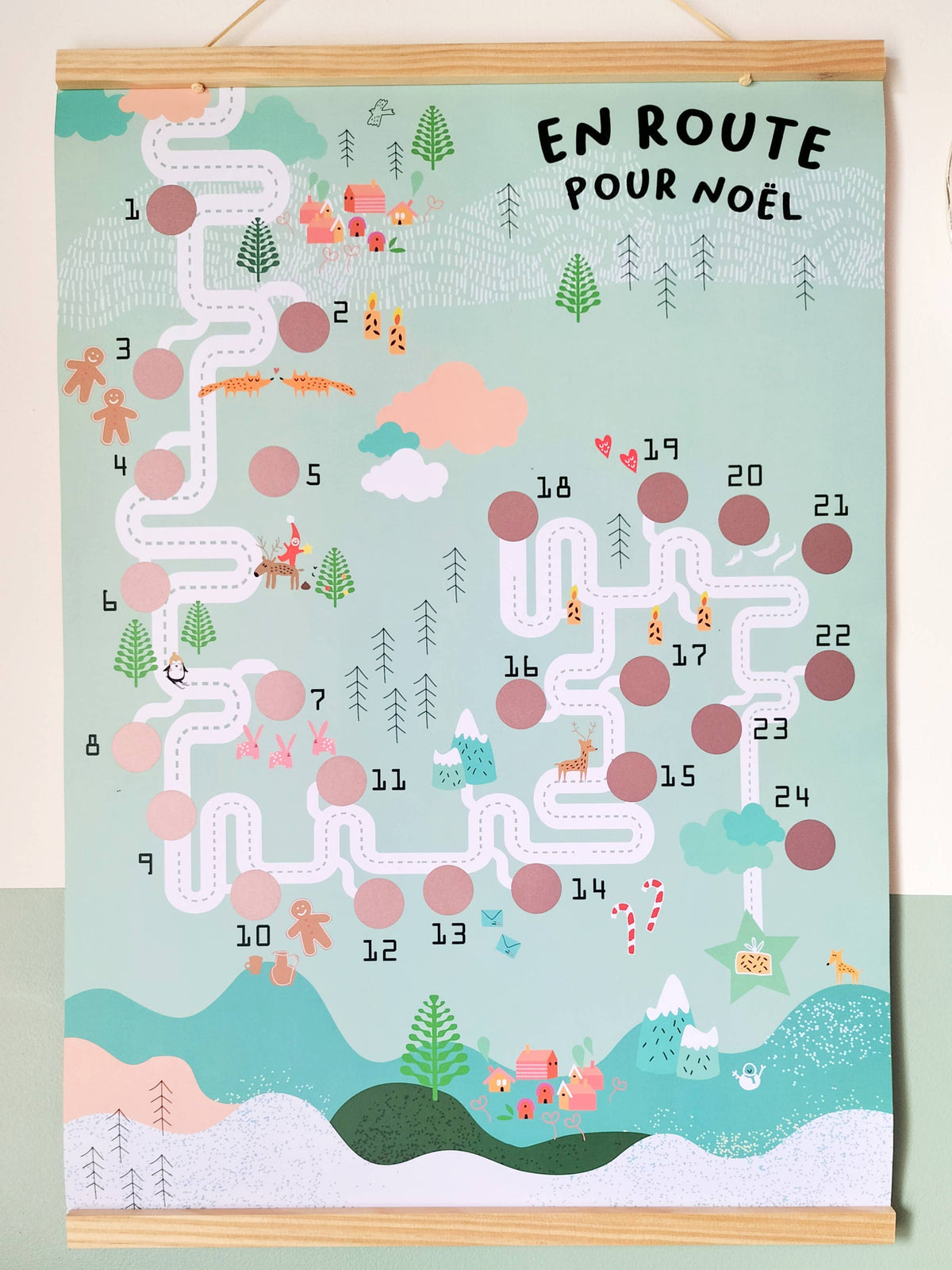 Calendrier de l’Avent à gratter – 24 activités en famille Pamela Loops Boutique Pamela Loops 