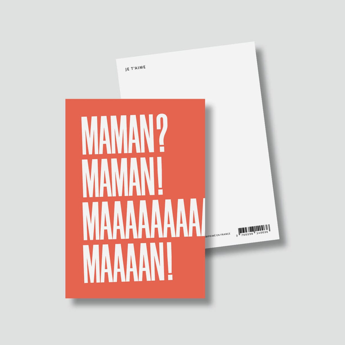 Carte postale – "Maman ? Maman ! Maaaaaaman !" Boutique Bulma Studio 