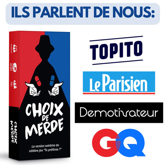 Choix de M**** - Le Jeu des dilemmes extrêmes Boutique Oh Happy Games - Jeux de société 