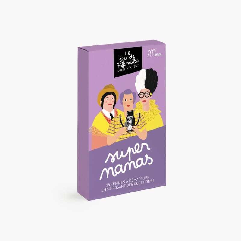 Jeu des 7 familles " Super Nanas " - Minus Boutique Minus Éditions 