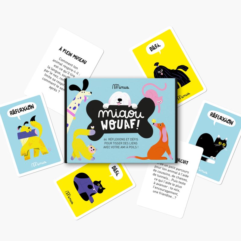 Kit de discussion Miaou Wouaf Boutique Minus Éditions 