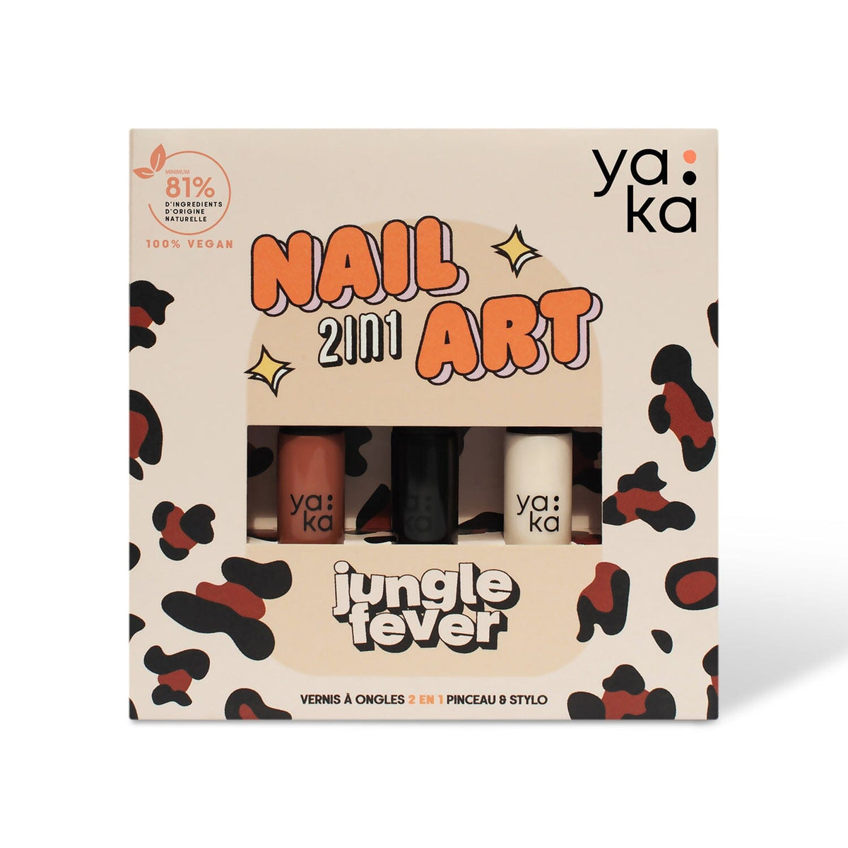Kit nail Art 2 EN 1 - Vernis à ongles Yaka Boutique Yaka 
