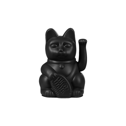 Mini Lucky Cat Maneki Neko Noir - Elegance Boutique Donkey 