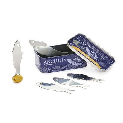 Piques apéritif boîte d'anchois argentés (Copie) - Missa Arles