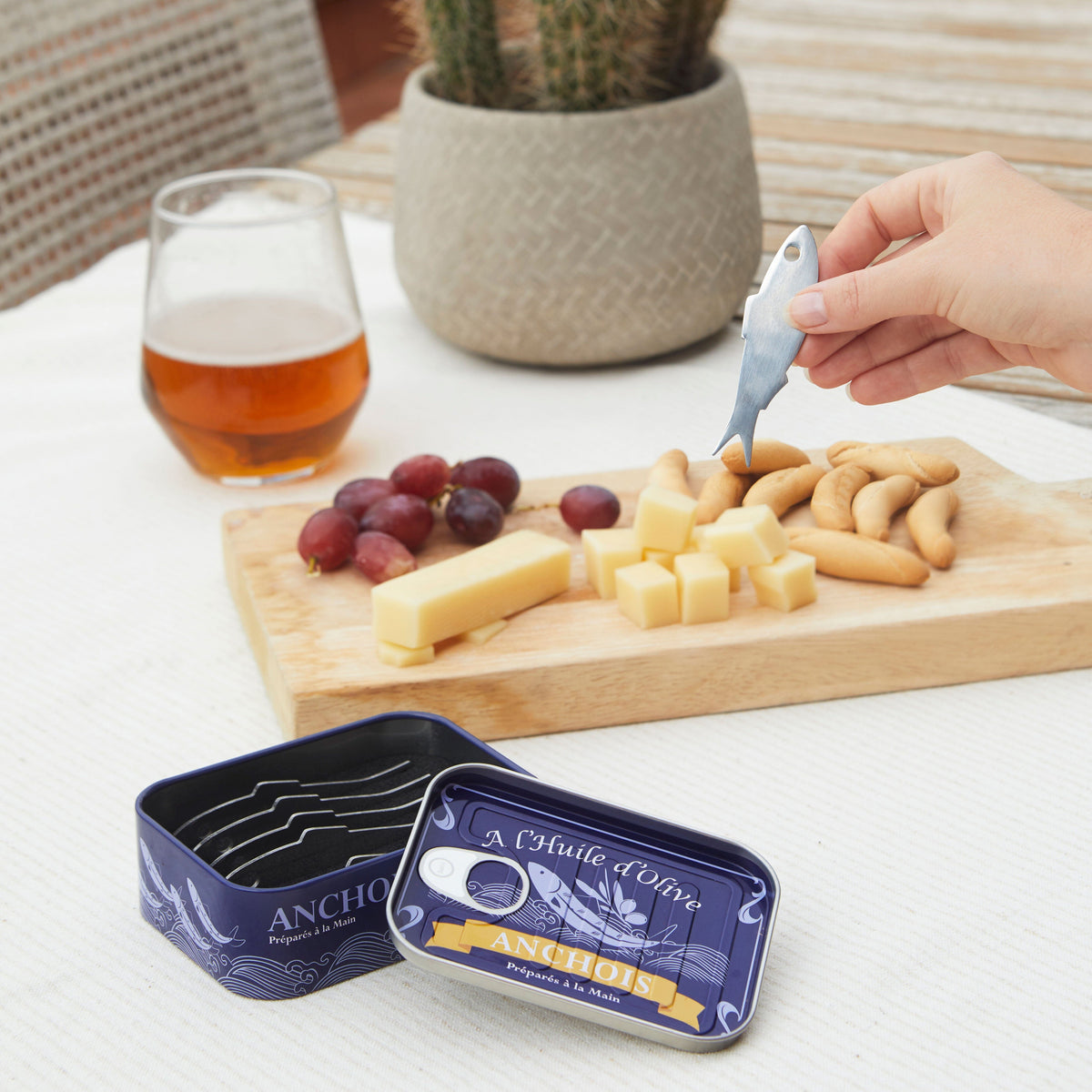 Piques apéritif boîte d'anchois argentés (Copie) - Missa Arles