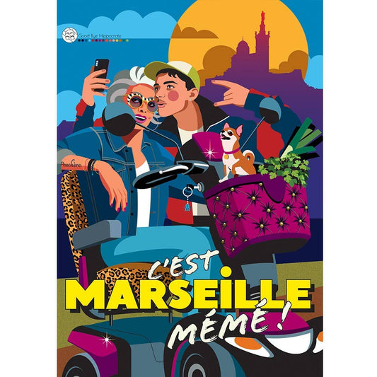 Puzzle 1000 Pièces - C'est Marseille Mémé ! Marie-Chantal 