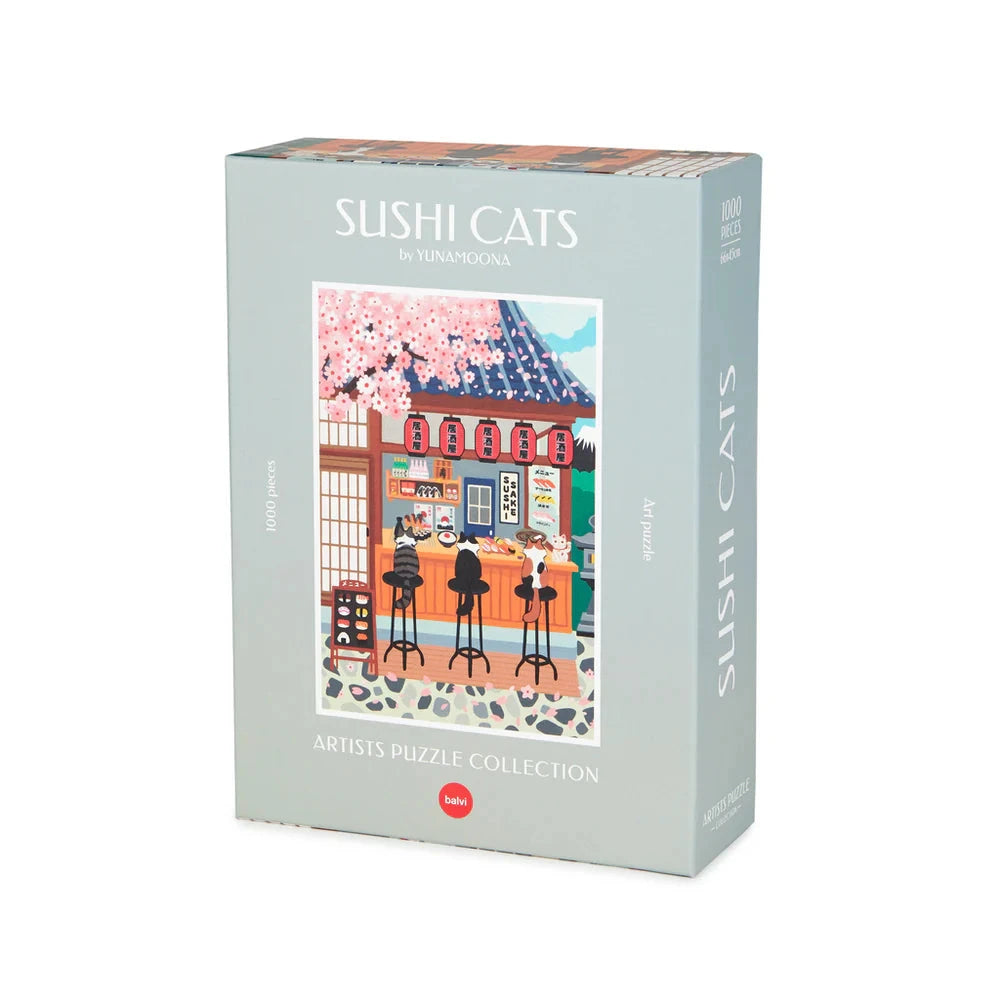 Puzzle 1000 pièces – Illustration poétique d’animaux Boutique Balvi 