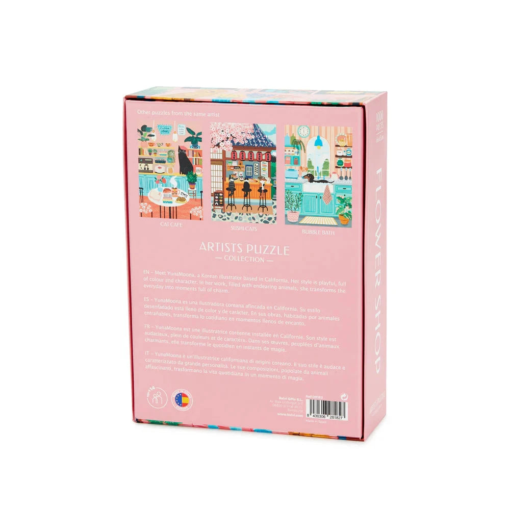Puzzle 1000 pièces – Illustration poétique d’animaux Boutique Balvi 