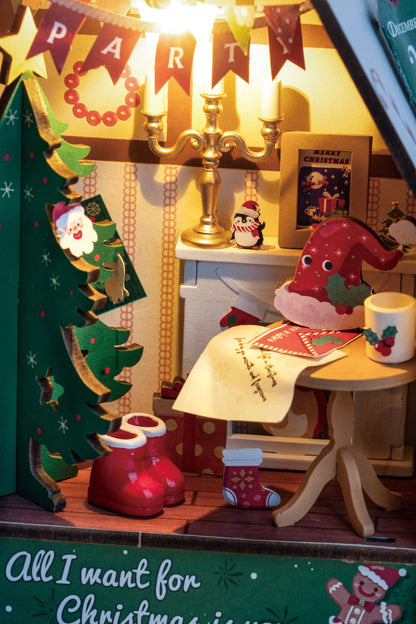Rolife DIY Maison Miniature – Maquette Twinkling Christmas House (DS036) Boutique Rolife Robotime 