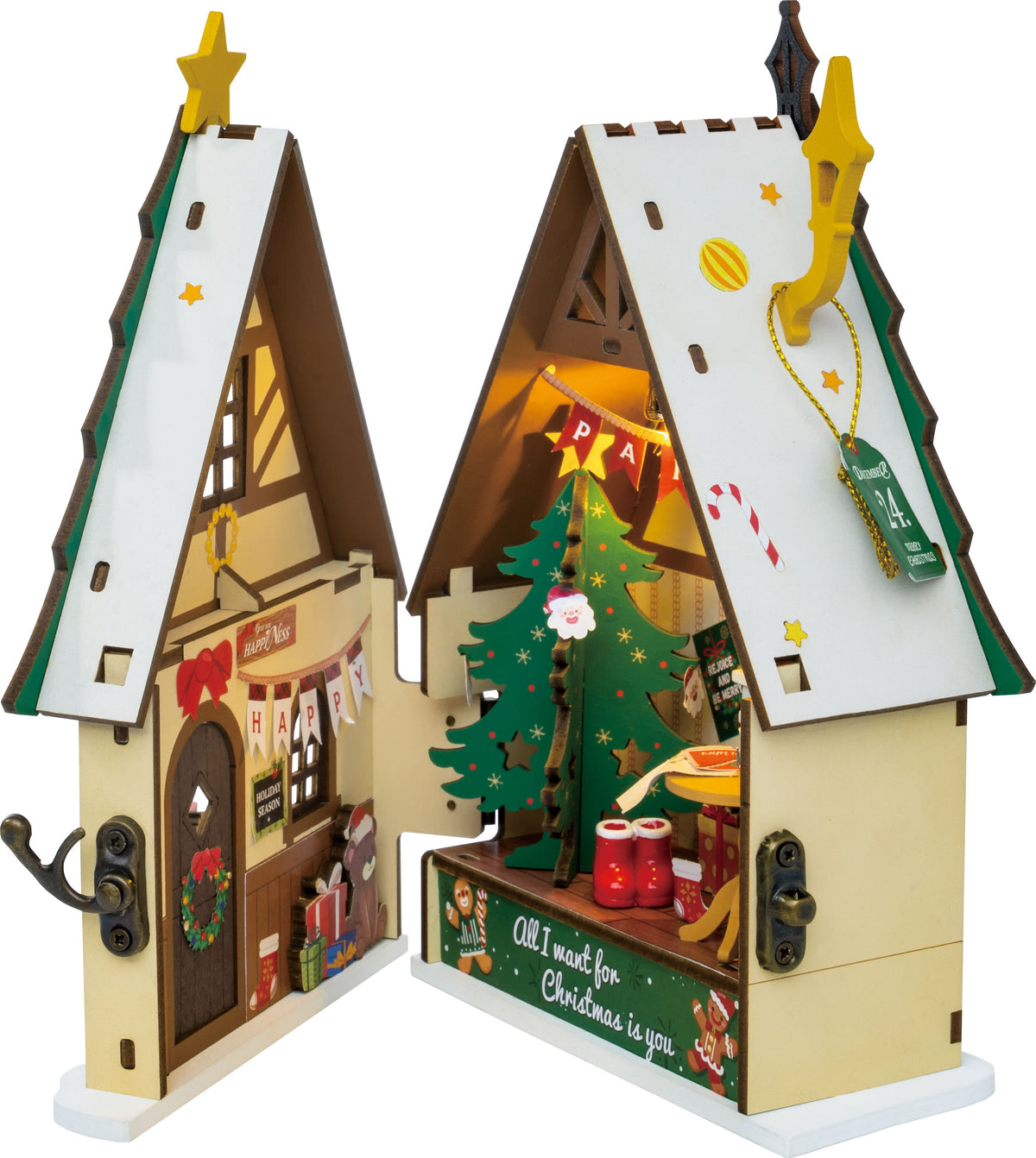 Rolife DIY Maison Miniature – Maquette Twinkling Christmas House (DS036) Boutique Rolife Robotime 