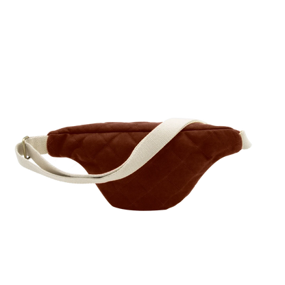 Sac banane Olivia chocolat matelassé - Hindbag Boutique Hindbag 