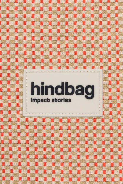 Sac banane XL Sofia corail - Hindbag Tressage corail Boutique Hindbag 