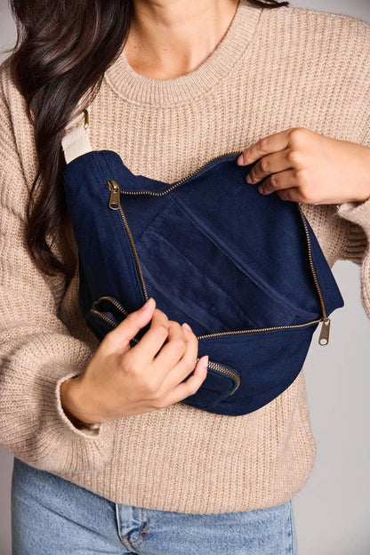 Sac banane XL Sofia - Hindbag Navy Boutique Hindbag 