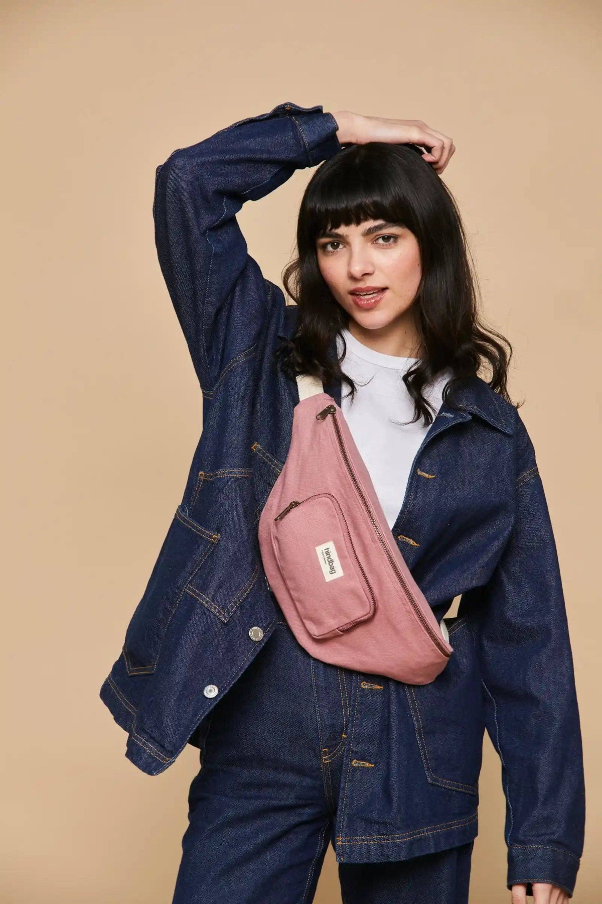 Sac banane XL Sofia rose blush - Hindbag Boutique Hindbag 