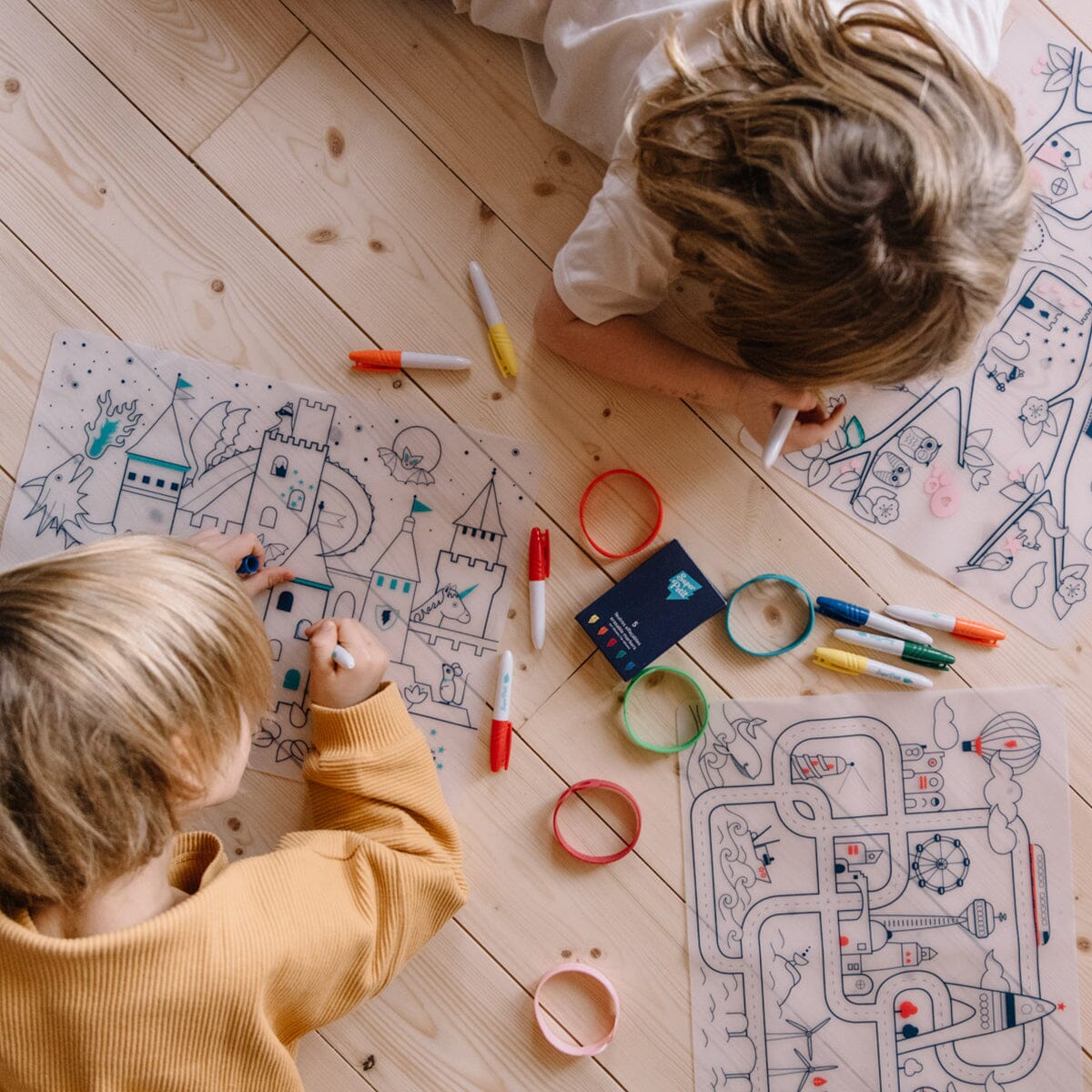 Set de table à colorier Dream Van – SuperPetit Boutique Super Petit 
