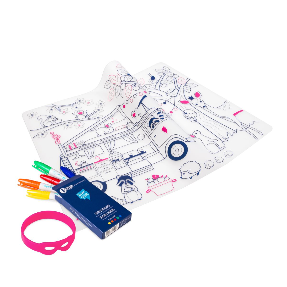 Set de table à colorier Dream Van – SuperPetit Boutique Super Petit 