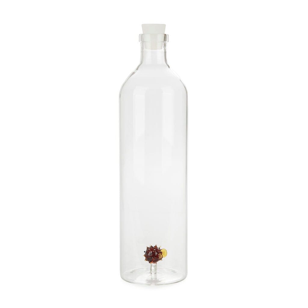 Bouteille poisson globe / Globefish en verre borosilicate - Missa Arles
